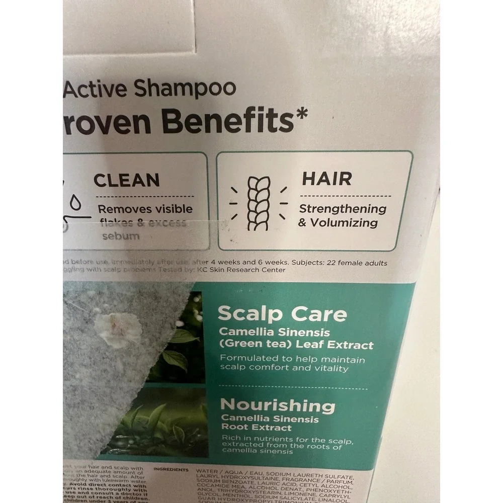 Amos Professional Green Tea Active Scalp Care Shampoo 16.9oz 2pk 500mL